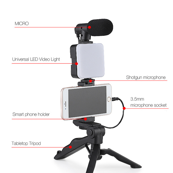 Beliix™Smartphone and Camera Vlogging Studio Kits