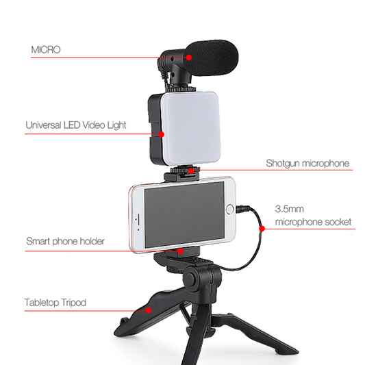 Beliix™Smartphone and Camera Vlogging Studio Kits
